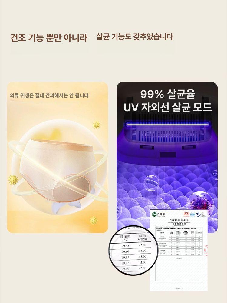 솔비에 스타일킷 의류관리기 옷장 향기 옷냄새제거 스타일러 휴대용 화이트-대형 커버 - 상세 이미지 5
