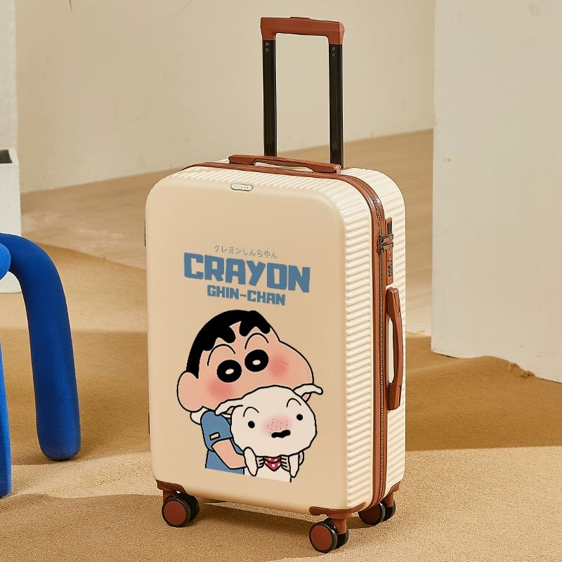 짱구 캐리어 크레용신짱 기내용 여행 가방 트롤리 케이스 비행기 공항 패션 귀여운 - 상세 이미지 4