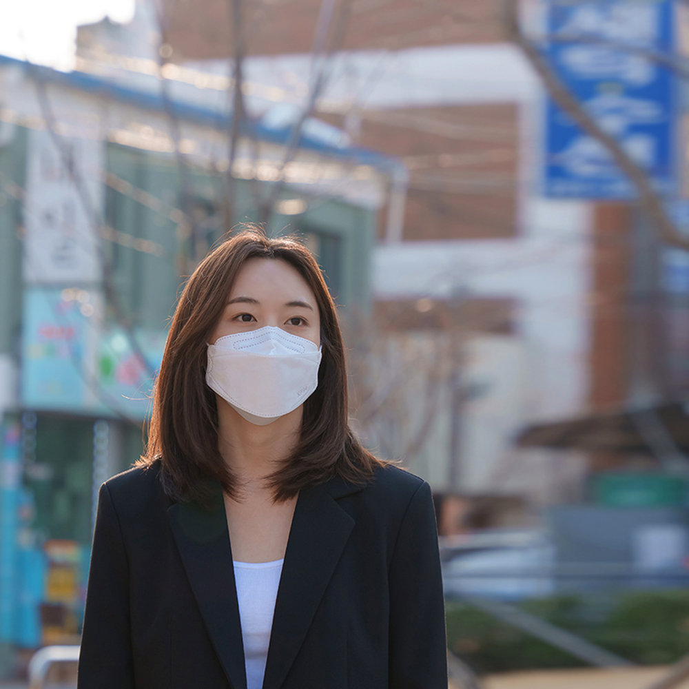 하나필터 KF94 국산 대형 황사 방역 일회용 마스크 100매