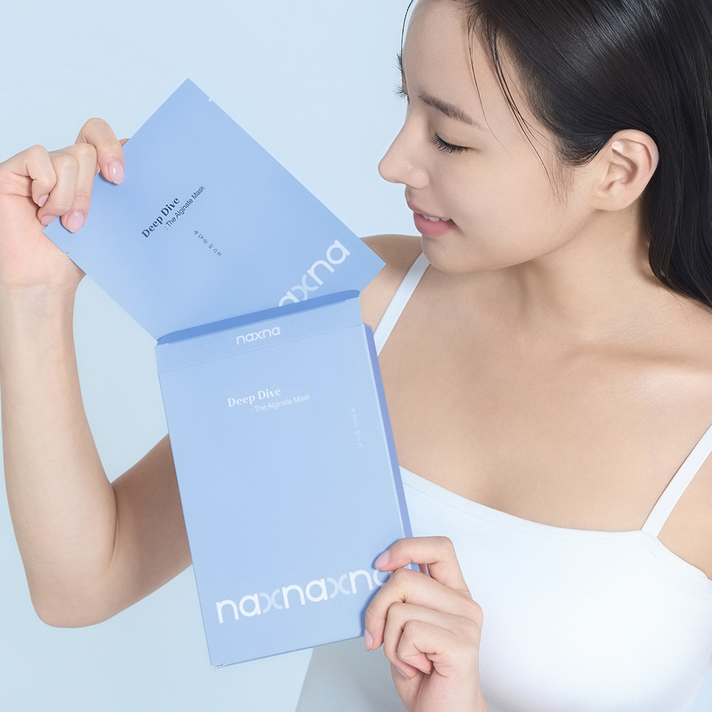 나엑스나 속깊은 마스크팩 수분 보습 정화 저자극 알지네이트 초밀착 마스크팩 세트 1box - 상세 이미지 5