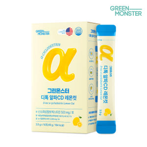 그린몬스터 디톡 알파CD 레몬 컷 알파시디 49g, 1개 맛있게 먹은 솔직 후기 - 상품 이미지 1