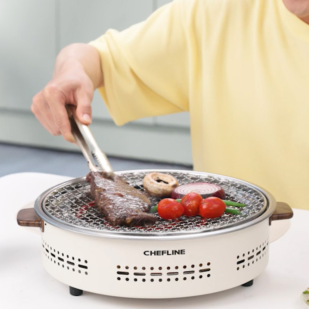 셰프라인 1초 직화구이 올인원 고기불판 생선구이팬 가정용 인덕션 그릴팬