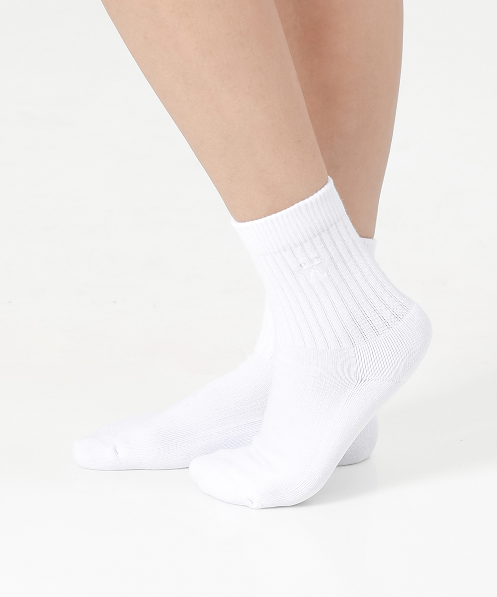 떰토 Crew Socks 스포츠 쿠션 크루삭스 무봉제 심리스 양말 - 메인 이미지