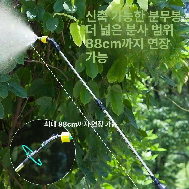 충전 분무기 분사기농약 물뿌리개 휴대용 스프레이 5L 120분-원정 - 상세 이미지 4