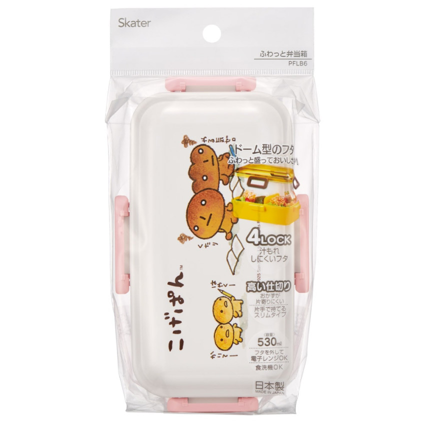 스케이터 코게빵 캐릭터 4면락 런치박스 도시락 530ml PFLB6 - 주방·식기 - 하카타몰