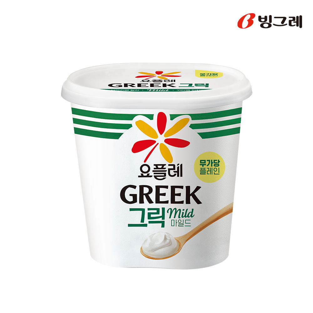 빙그레 요플레 그릭 마일드 무가당 900g 1개입 그릭요거트