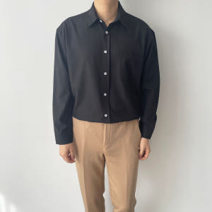 M~4XL 16컬러 커플룩 구김없는셔츠 링클프리 스판와이셔츠 오버핏 캐주... 착용 후기 | 사이즈/핏 총정리 - 상품 이미지 3