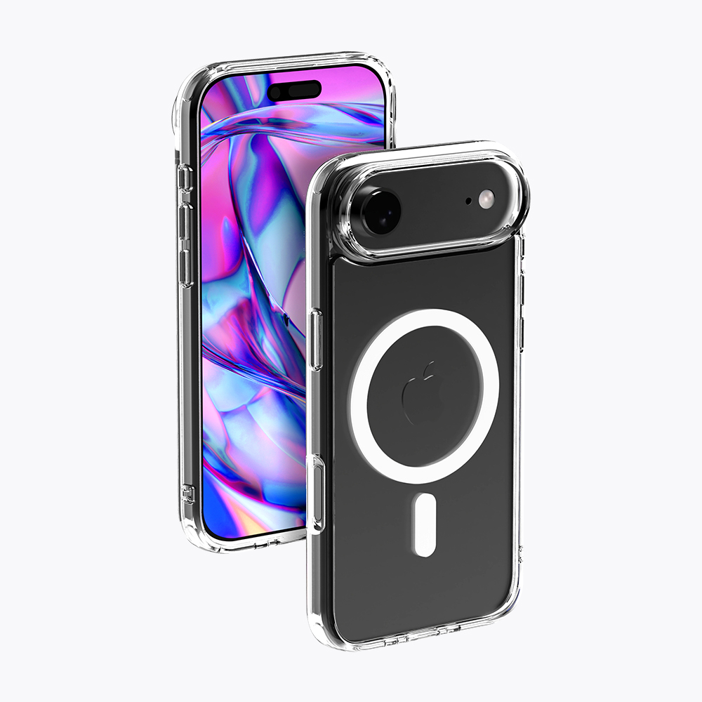 지니비 Gsafe 에어범퍼 변색방지 맥세이프 케이스 클리어, 아이폰17 에어