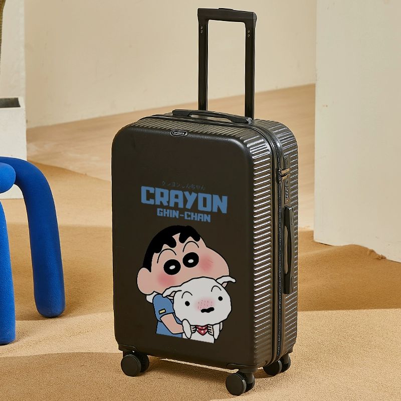 짱구 캐리어 크레용신짱 기내용 여행 가방 트롤리 케이스 비행기 공항 패션 귀여운 - 상세 이미지 5
