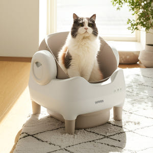 [아이지메이드] 오픈형 통돌이 고양이 자동화장실 Wi-Fi 앱제어 솔직 후기 | 실제 사용자 리뷰 총정리 - 상품 이미지 1