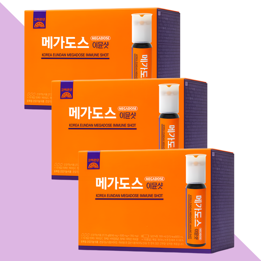 고려은단 메가도스 이뮨 샷 액상 멀티 비타민 15병X3박스 - 메인 이미지