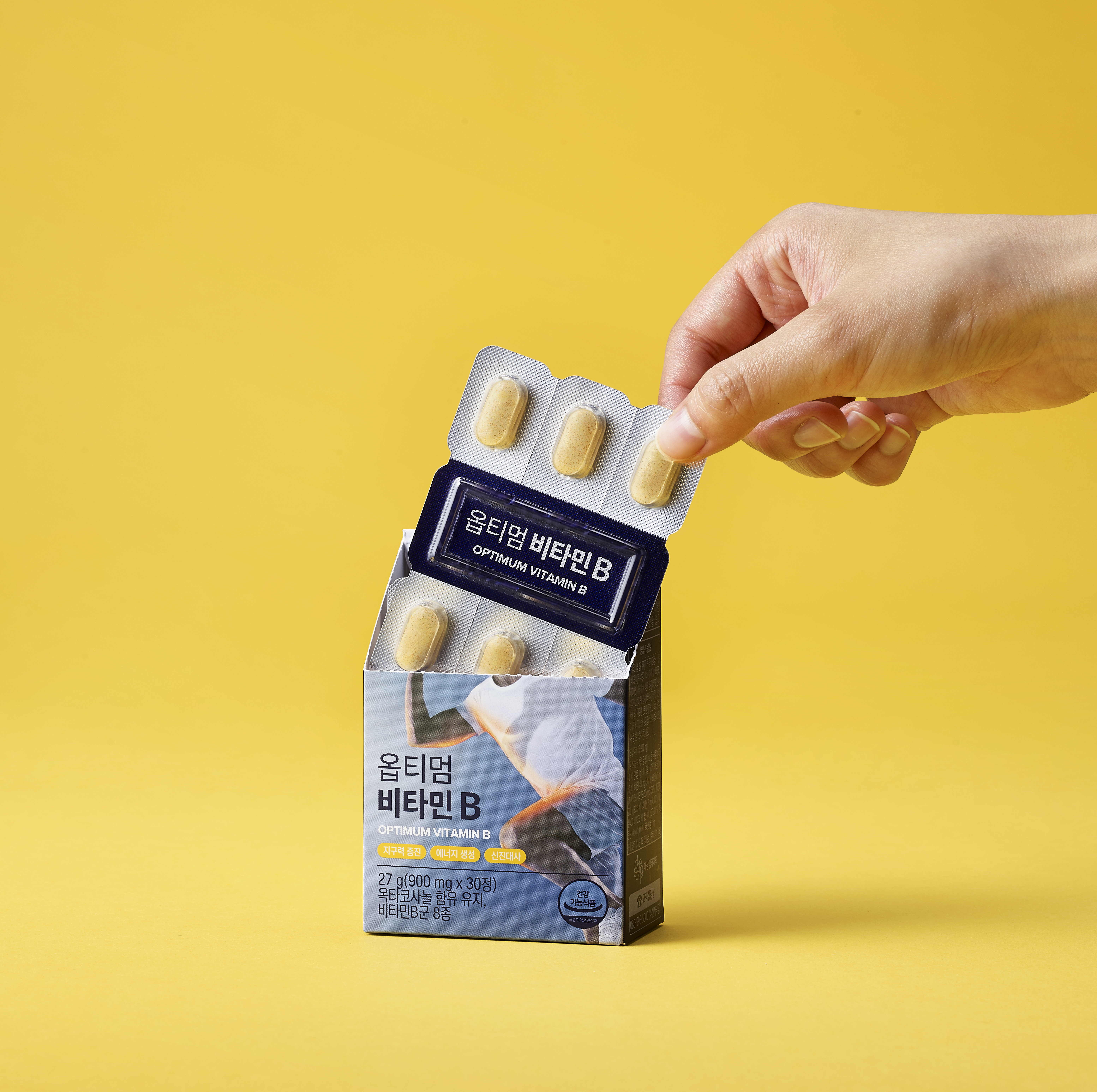 스포식스 옵티멈 비타민B 900mg 30정, 1개 - 상세 이미지 4