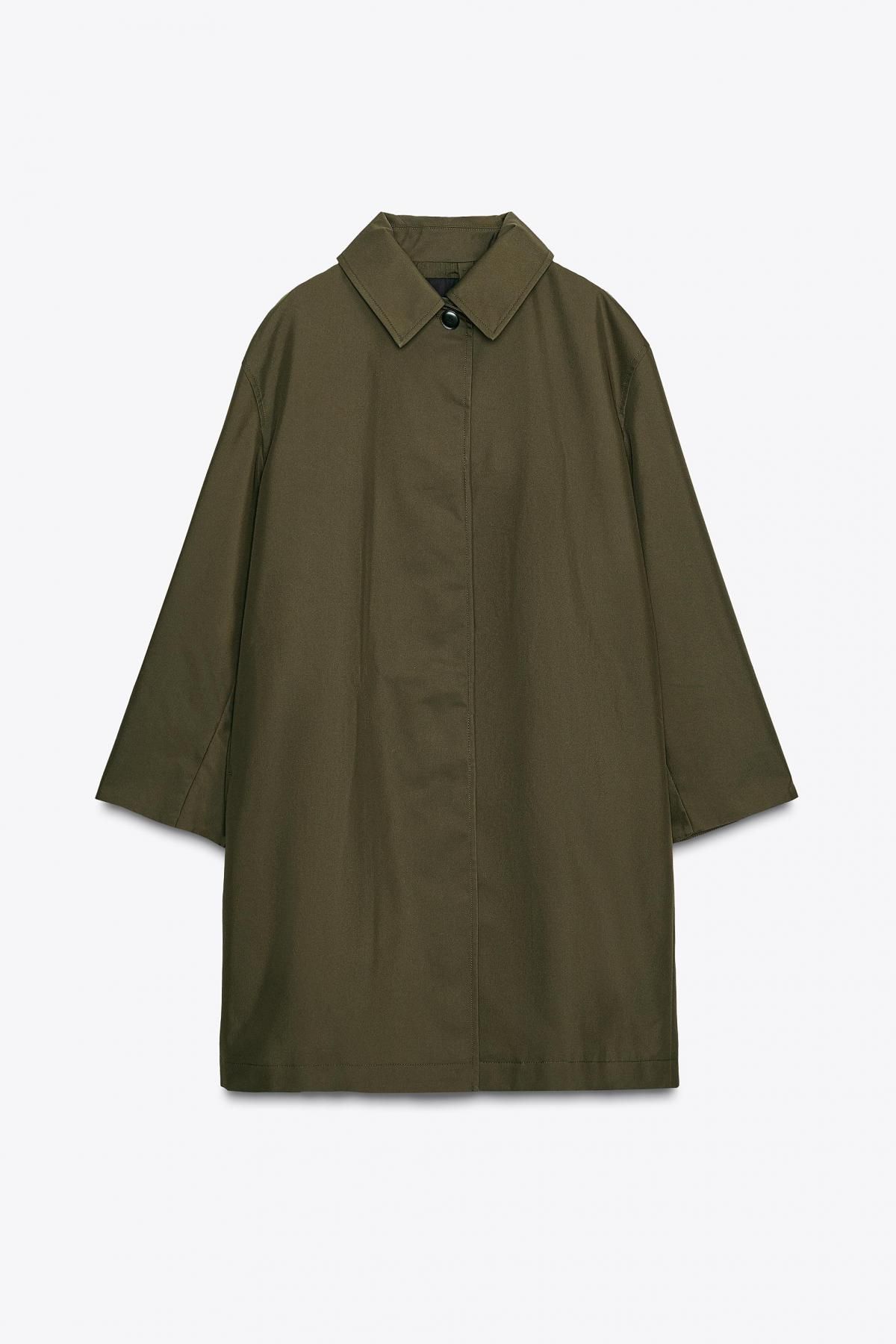 자라 발수 테크니컬 트렌치코트 7522/240 KHAKI - 메인 이미지