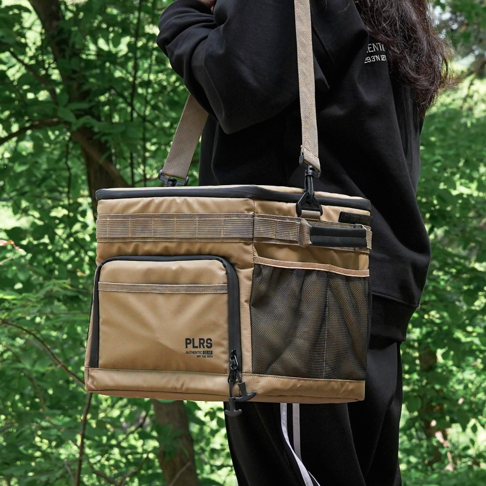 폴라리스 C1 미니 소프트 쿨러 캠핑 아이스 박스 20L, 애쉬카키