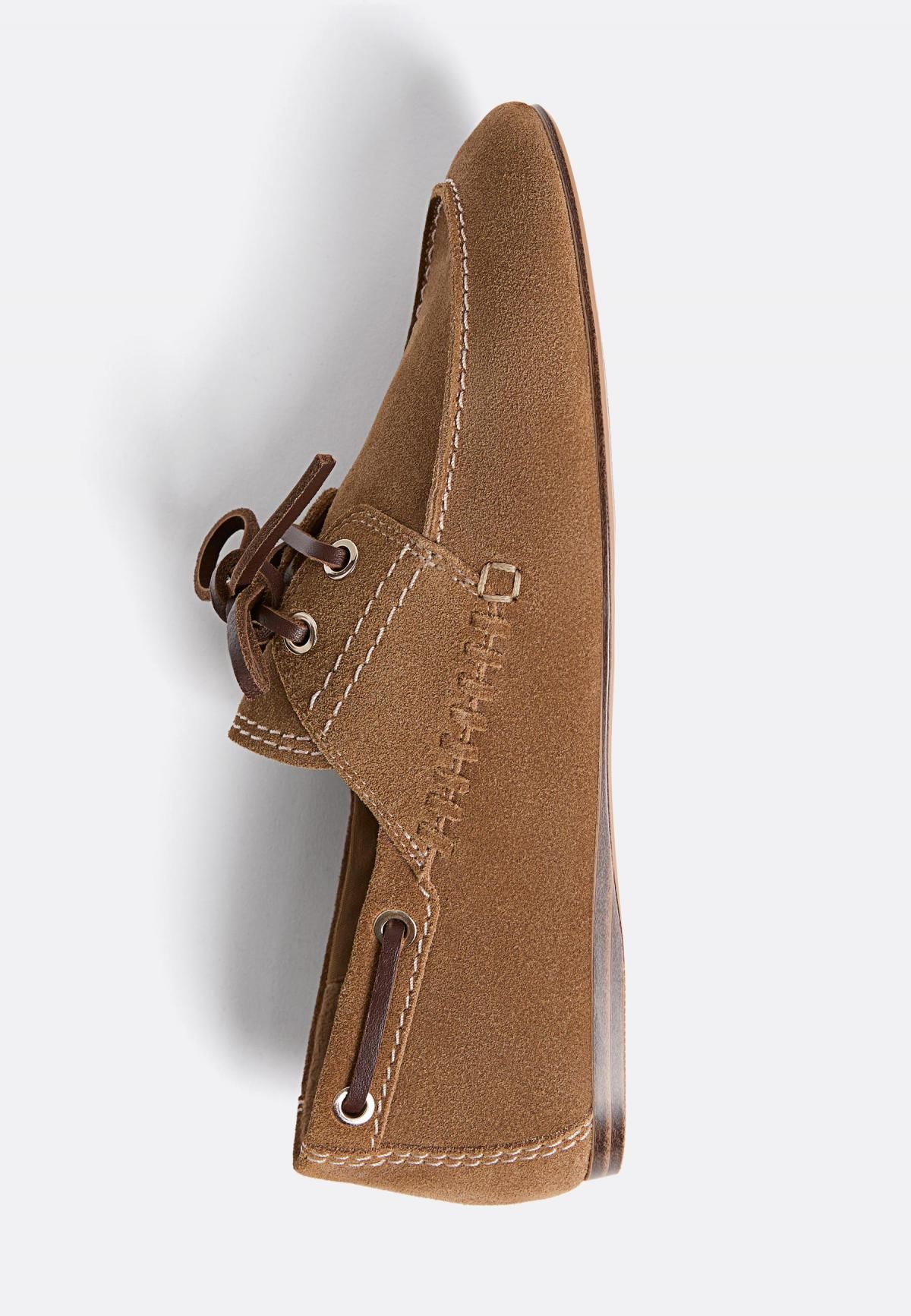 스트라디바리우스 스플릿 레더 클래식 레이스업 로퍼 9601/670 BROWN - 상세 이미지 3