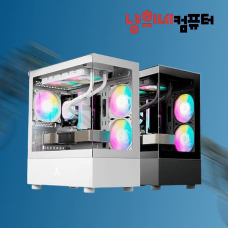 라이젠5 5600 RX7600 배그 롤 발로란트 화이트 게이밍컴퓨터 조립PC 본체