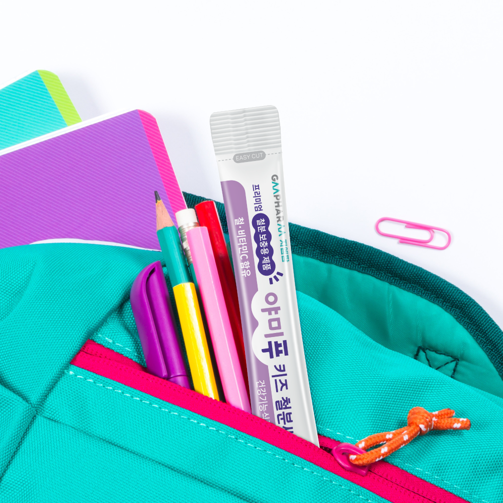 지엠팜 야미푸 키즈 철분씨 어린이 아기 철분제 유아 철분 30포, 4개 - 상세 이미지 4