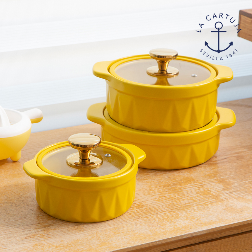 까르투하 퀀텀 세라믹 무균열 뚝배기 내열냄비 전골냄비 22cm, 레드 - 상세 이미지 4