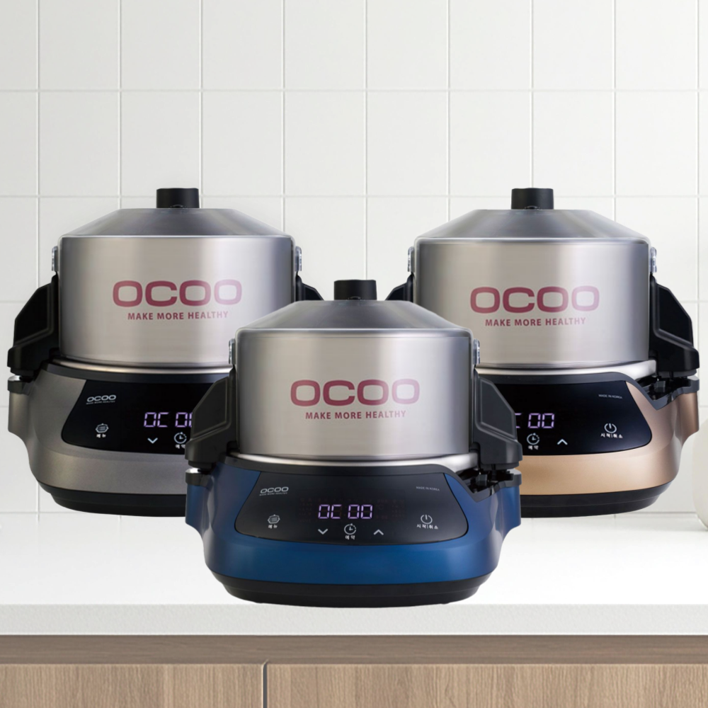 [도자기팟] 슬림 오쿠 OC-M2000 중탕방식 도자기팟 전기 쿠커 중탕기 청국장 흑마늘