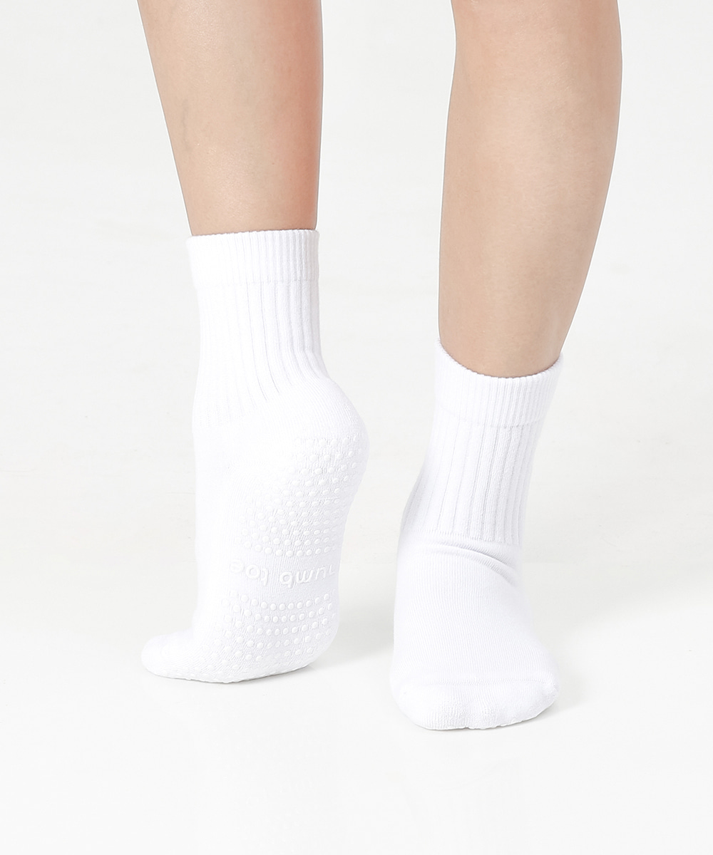 떰토 Crew Socks with Grip 스포츠 쿠션 크루삭스 무봉제 심리스 양말 - 상세 이미지 5