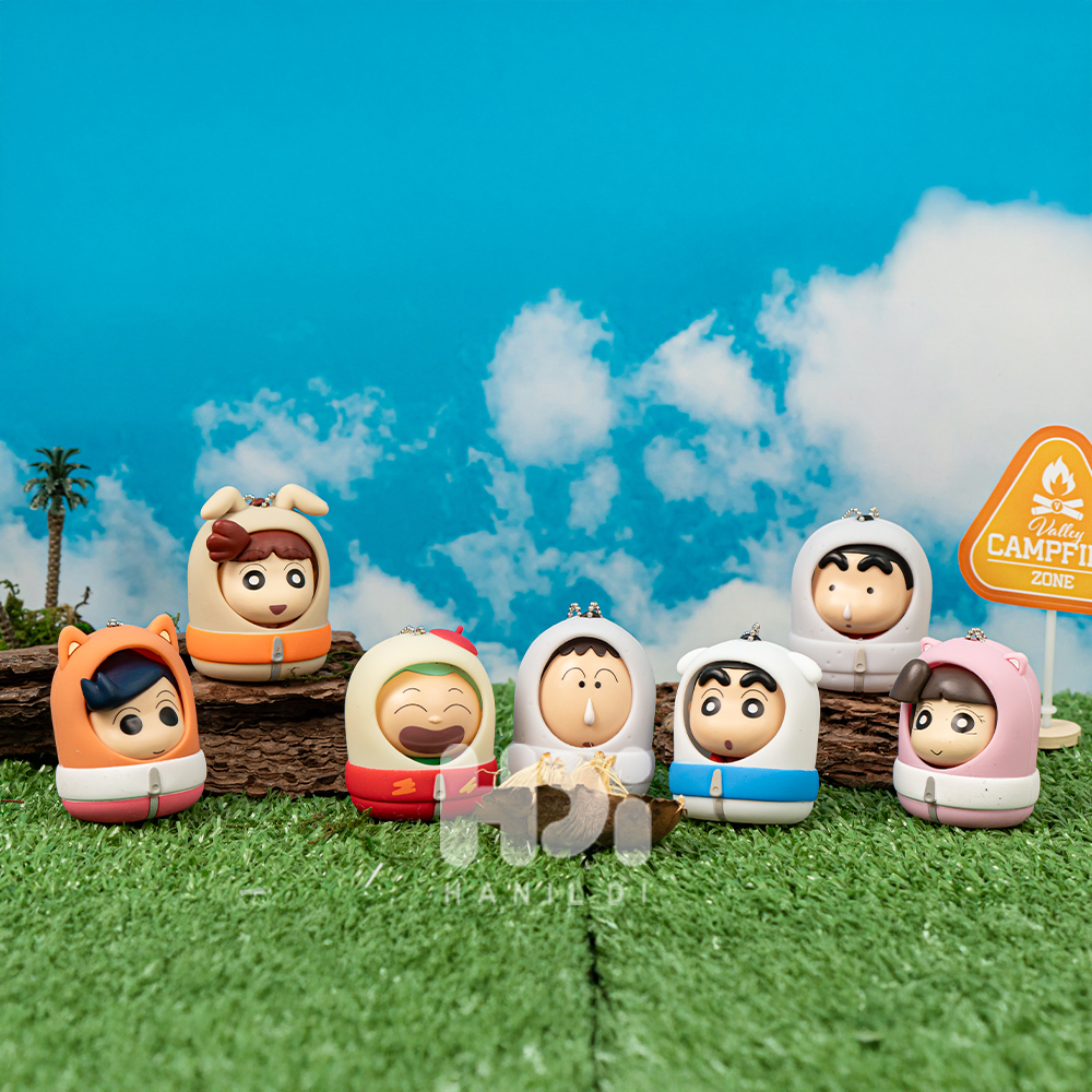 레토 짱구 침낭 피규어 키링 랜덤뽑기 가챠뽑기