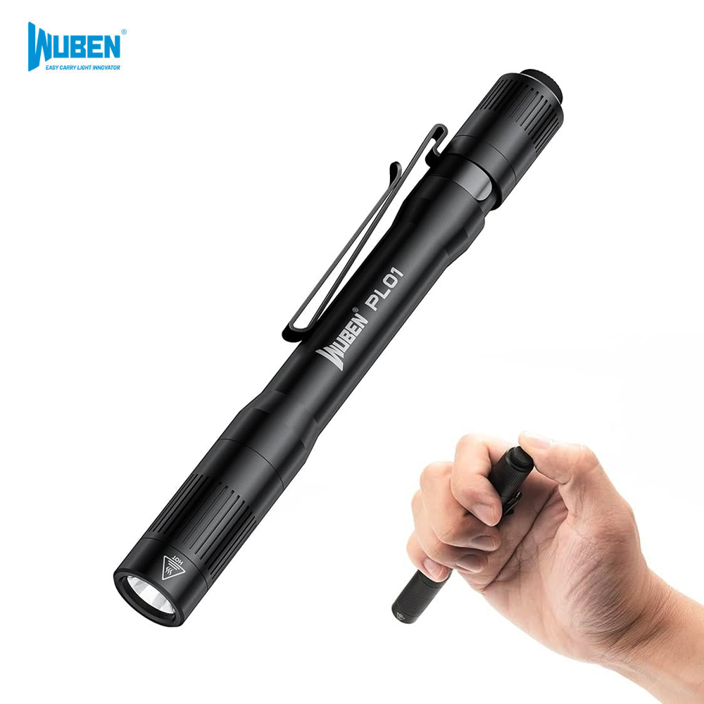 우벤 PL01 고성능 펜라이트 200루멘 점검 검사 정비 간호사 LED 미니 라이트 손전등