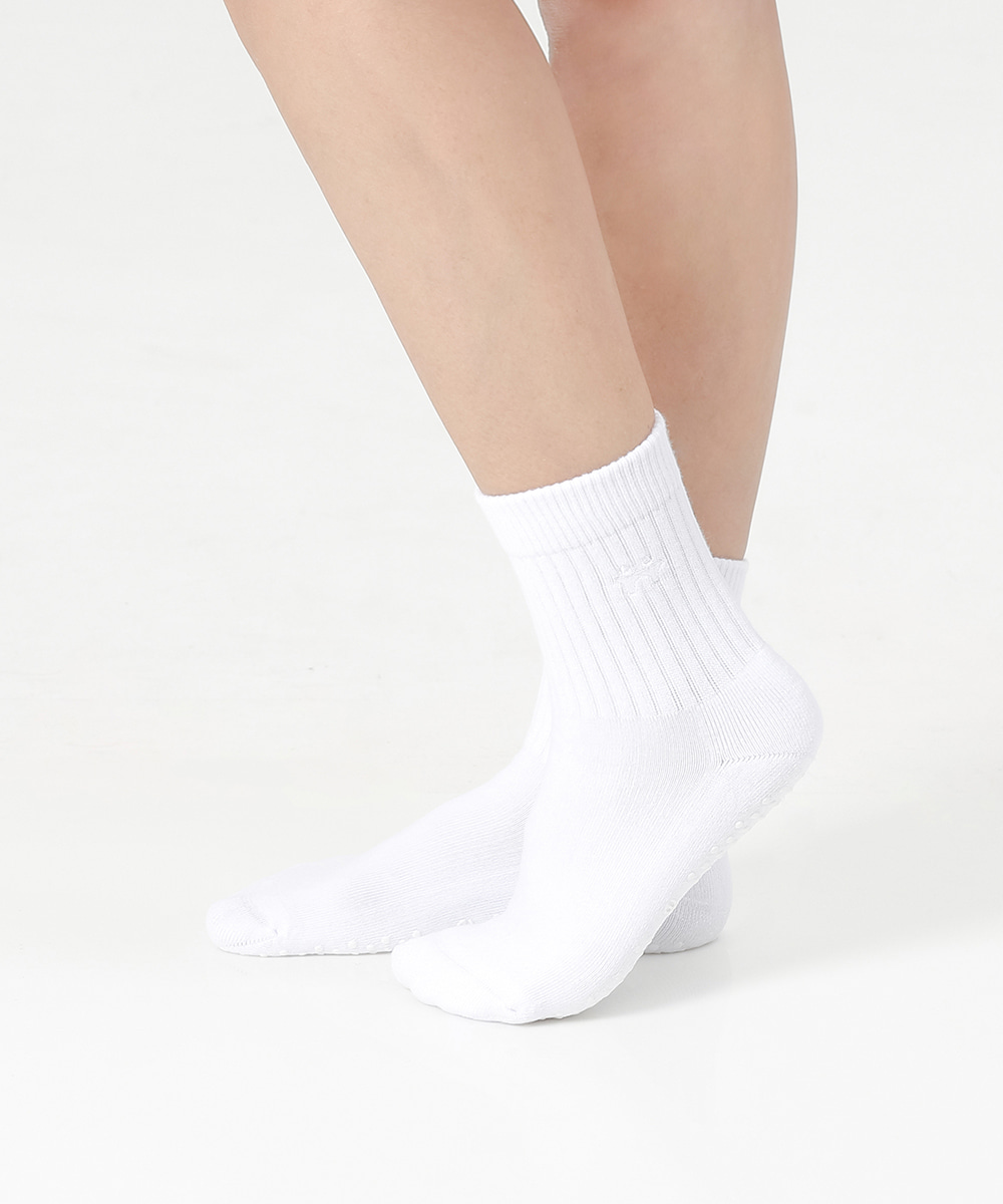 떰토 Crew Socks with Grip 스포츠 쿠션 크루삭스 무봉제 심리스 양말 - 상세 이미지 4