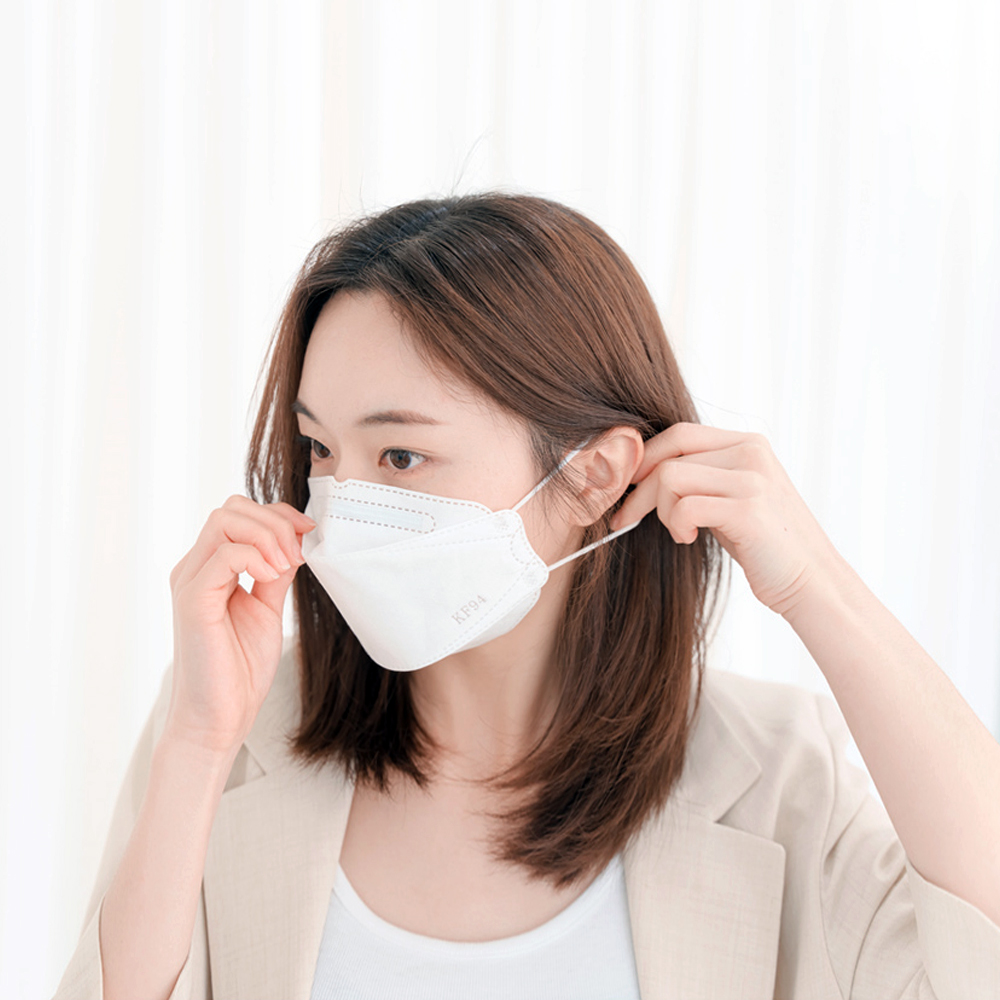 하나필터 KF94 국산 대형 황사 방역 일회용 마스크 100매