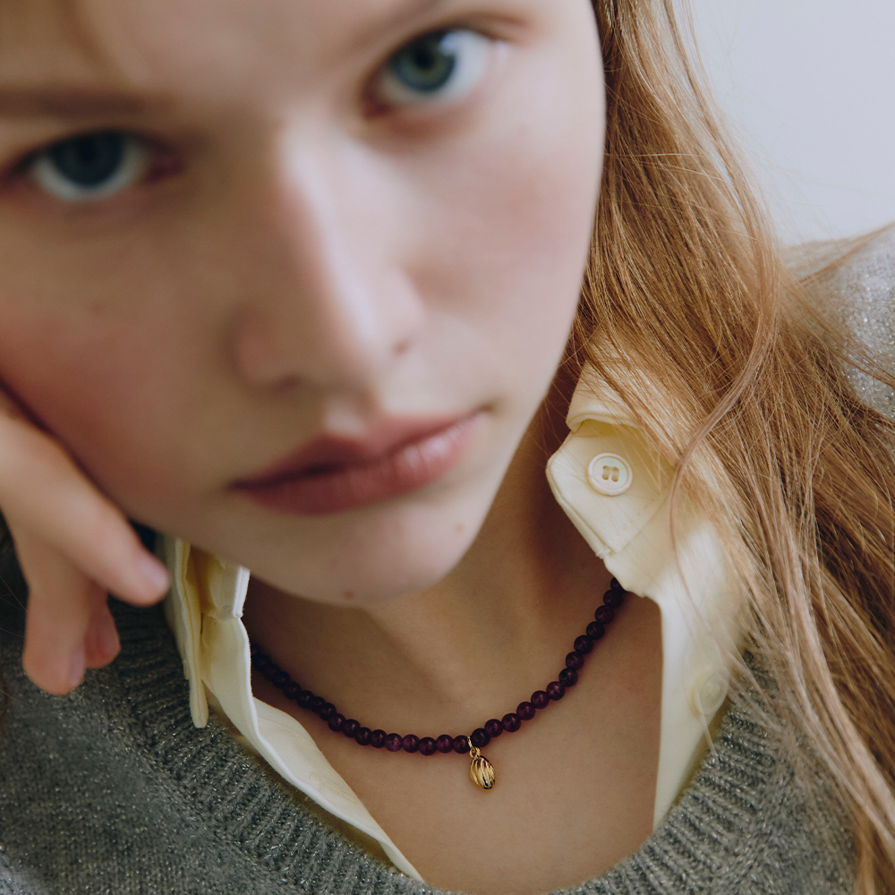 [빈티지헐리우드]Cozy Grape Necklace_VH2579NE002M - 상세 이미지 3
