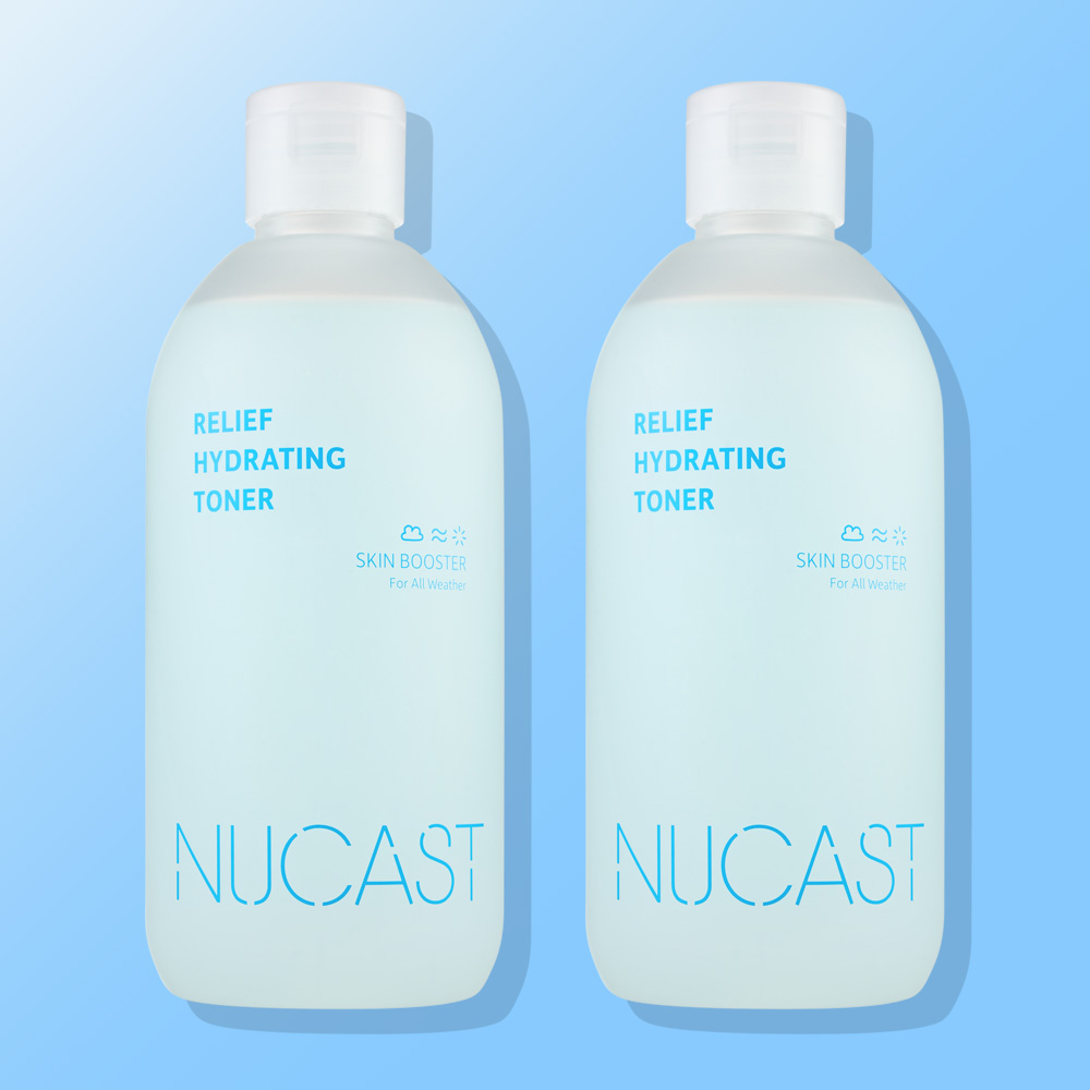 누캐스트 릴리프 하이드레이팅 토너 (수분진정 에센스토너) 300ml, 2개 - 메인 이미지