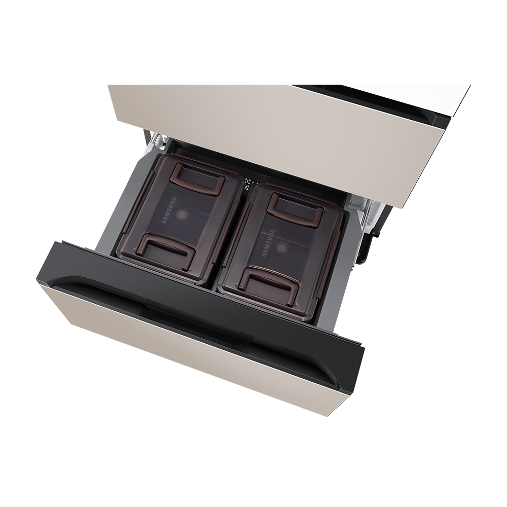 [으뜸효율]삼성 비스포크 1등급 스탠드형 김치냉장고 4도어 490L RK70F49M1ZG 에센셜화이트+에센셜베이지 대표 이미지