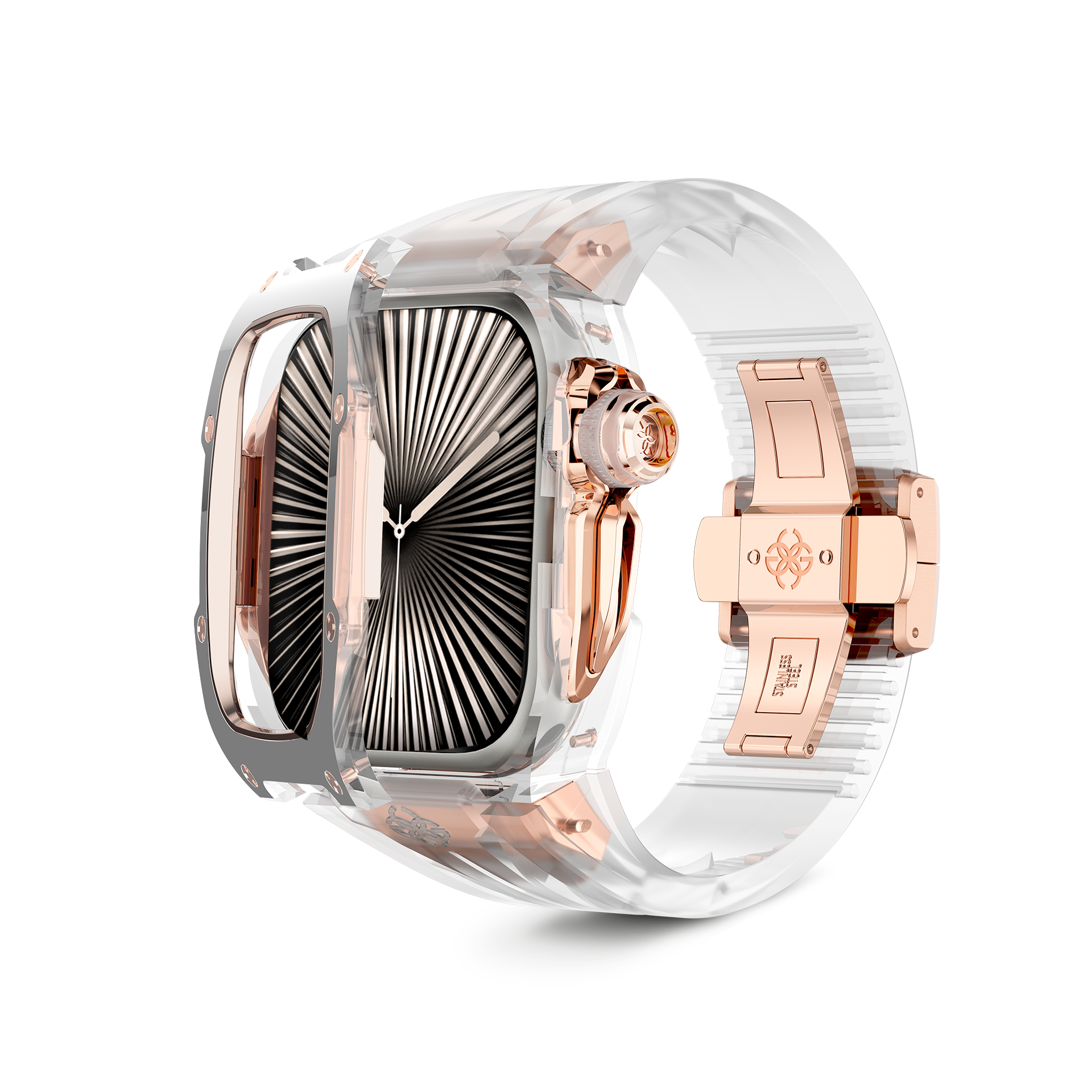 골든컨셉 애플워치 RSTR III 46mm - 크리스탈 로즈 - 상세 이미지 3