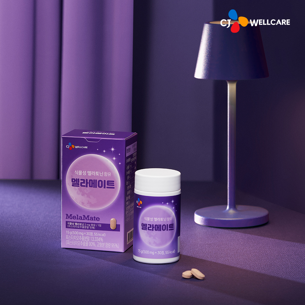 CJ 멜라메이트 식물성 멜라토닌 2mg 식물유래 30정, 5개