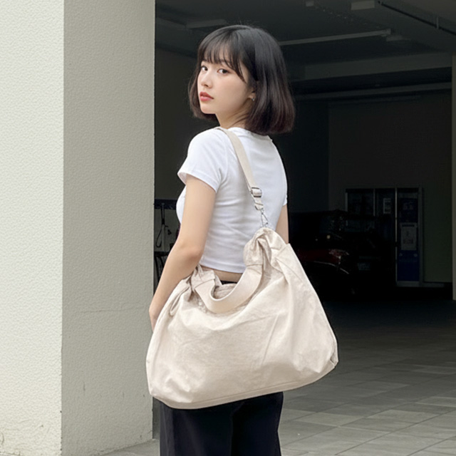 크로스백 숄더백 빅백 책 보부상 가벼운 보조가방 가방 운동 여행 수납 플럭스 - 상세 이미지 2