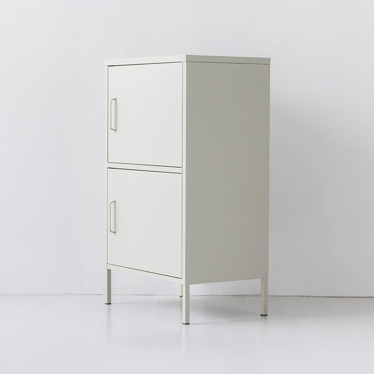 MKB 캐비넷 모던세로 2문 수납장 6001015 600x400x1015mm, 2단, 크림 7359.9367 - 상세 이미지 3