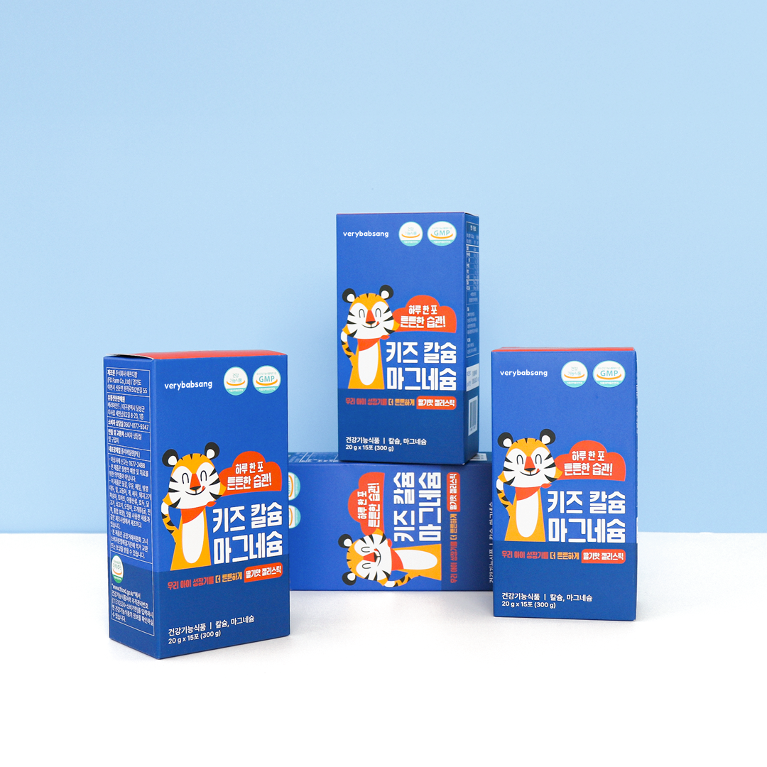 [무첨가] 베리밥상 키즈칼슘마그네슘 젤리스틱 딸기맛 15포x1박스 어린이 청소년 칼마디 - 상세 이미지 4