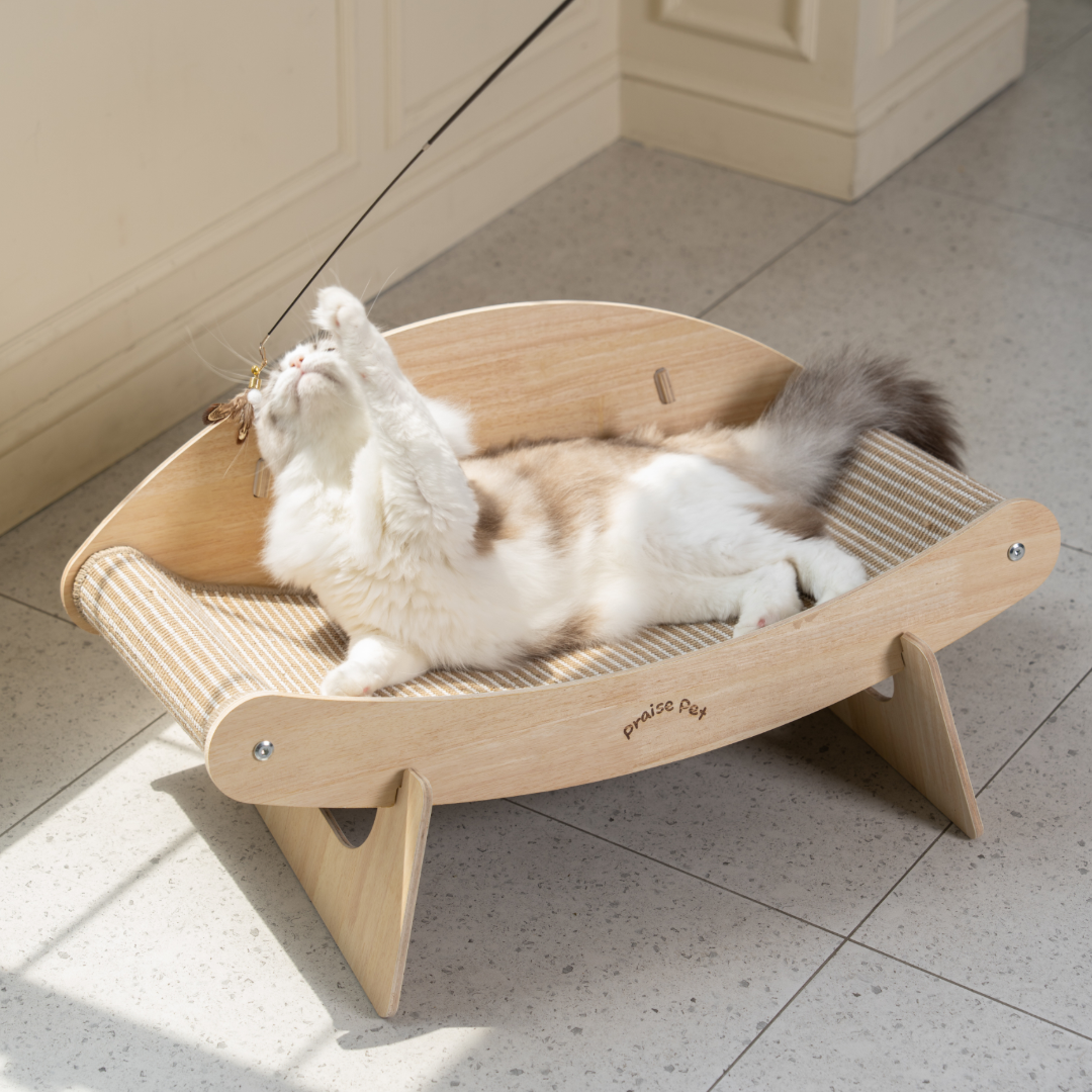 프레이즈펫 프리미엄 소파 스크래쳐 - 특대 매트 리필 교체 가능 고양이 침대 이미지 4