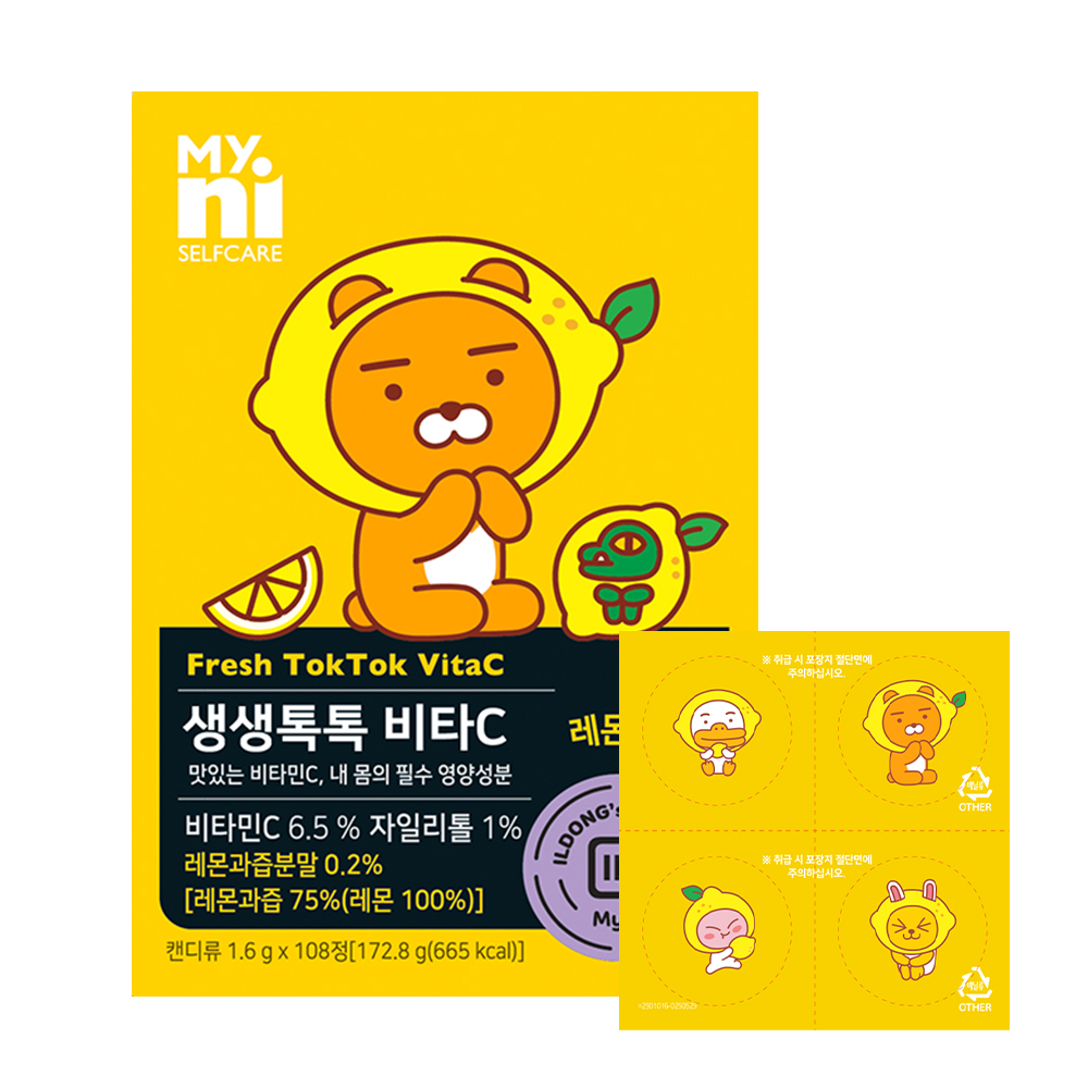 일동생활건강 마이니 셀프케어 생생톡톡비타C 108정 1개 - 상품 이미지