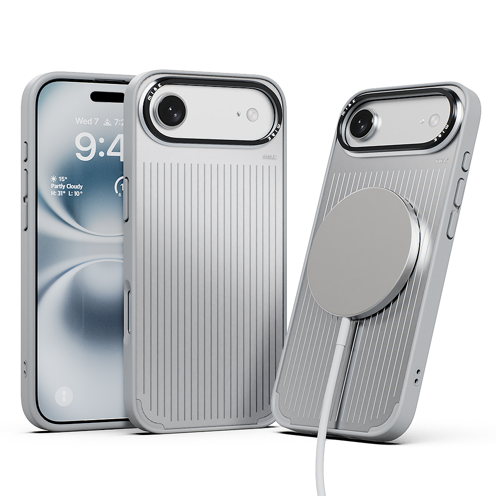 미아크 무드 맥세이프 케이스 실버, 아이폰 에어