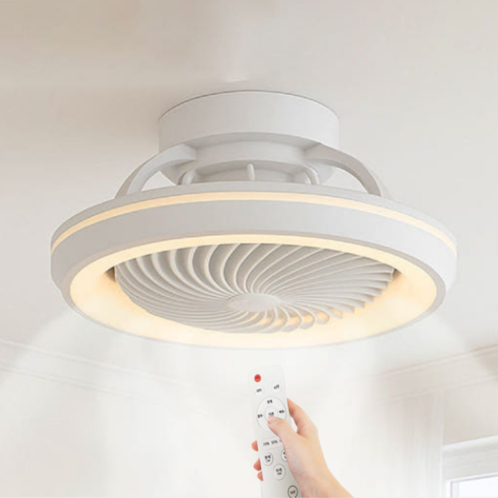 실링팬 리모컨 방등 LED 원형 안 방등 전등 실링팬조명 68W, 500MM/색변환디밍