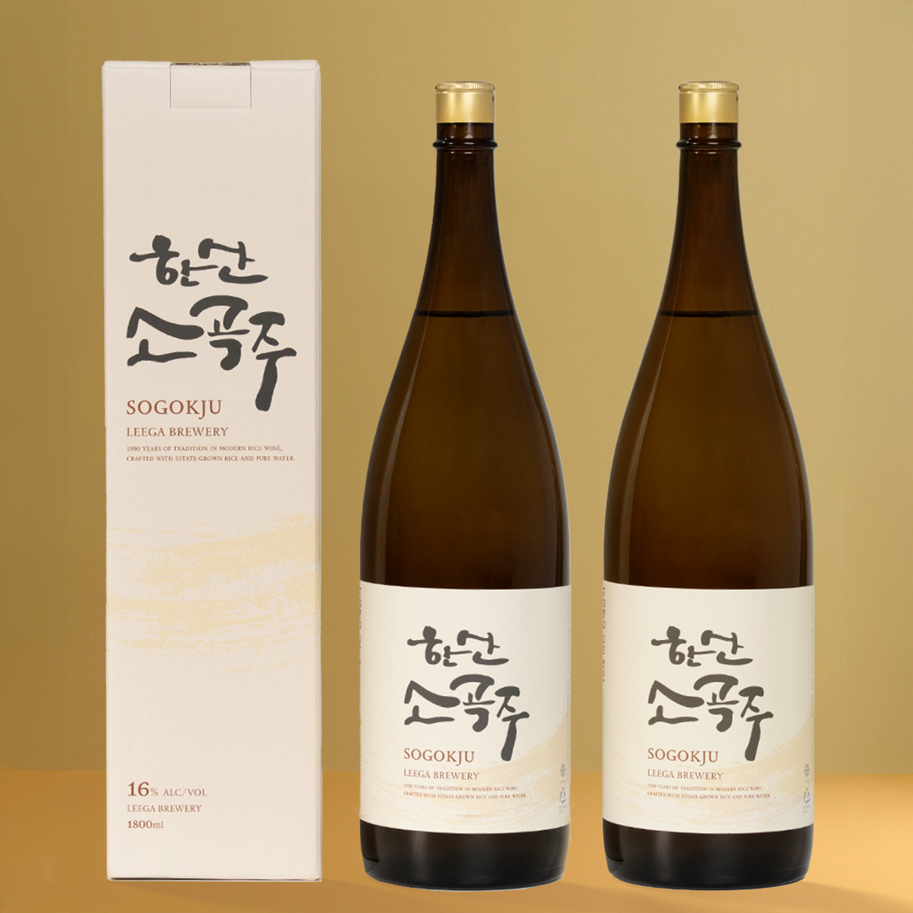 이가주조 한산소곡주 전통주 생주 16도 1.8L, 2개 - 메인 이미지