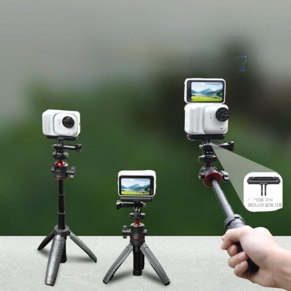인스타360 고 울트라 메탈 셀카봉 삼각대 셀카 스틱 - 상품 이미지