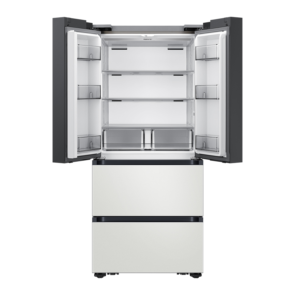 NEW 삼성 비스포크 1등급 스탠드형 4도어 김치냉장고 490L RK70F49M1A 코타화이트