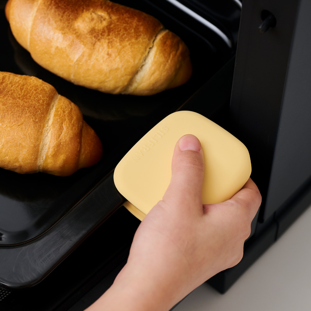 실리프랑 주방장갑 마그넷 실리콘 냄비손잡이 오븐 전자레인지 뚝배기 버터옐로우