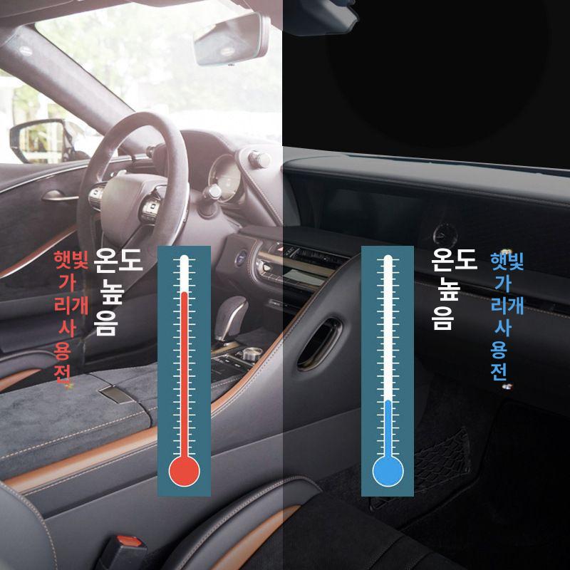 운전석햇빛가리개 차량 가림막 자동차차양막 햇빛 조수석 차량용햇빛 햇빛가리개 햇빛가리개차량 차량용 선쉐이드+보관백 - 상세 이미지 3
