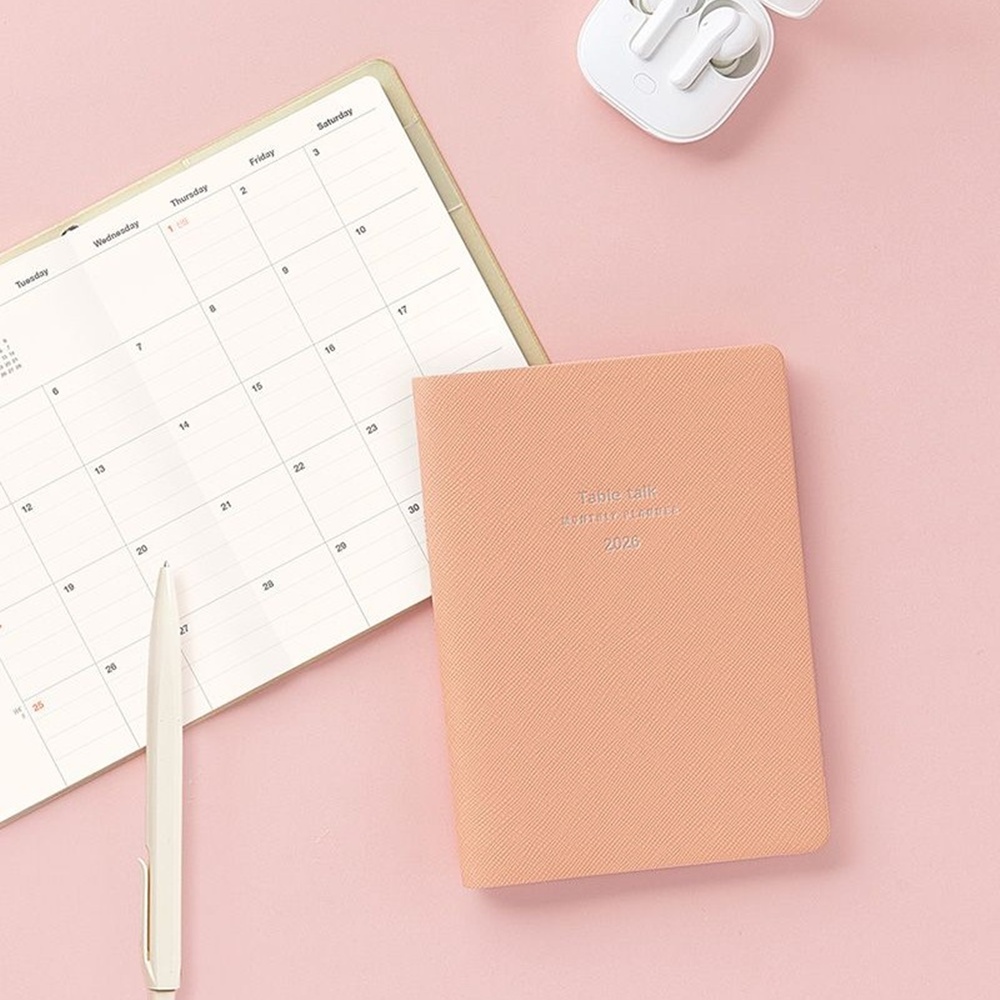 테이블토크 A6 26년 미니 다이어리 먼슬리 2026년 업무 수첩 2026 테이블톡 핸디 이미지 3