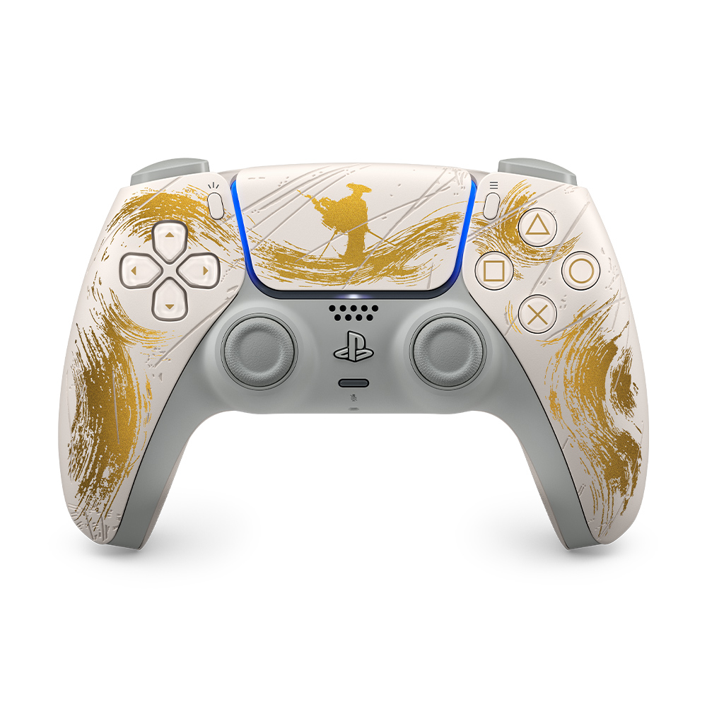 [PS5] 듀얼센스 무선 컨트롤러 - 고스트 오브 요테이 골드 리미티드 에디션 예약판매 10월 1일 발송