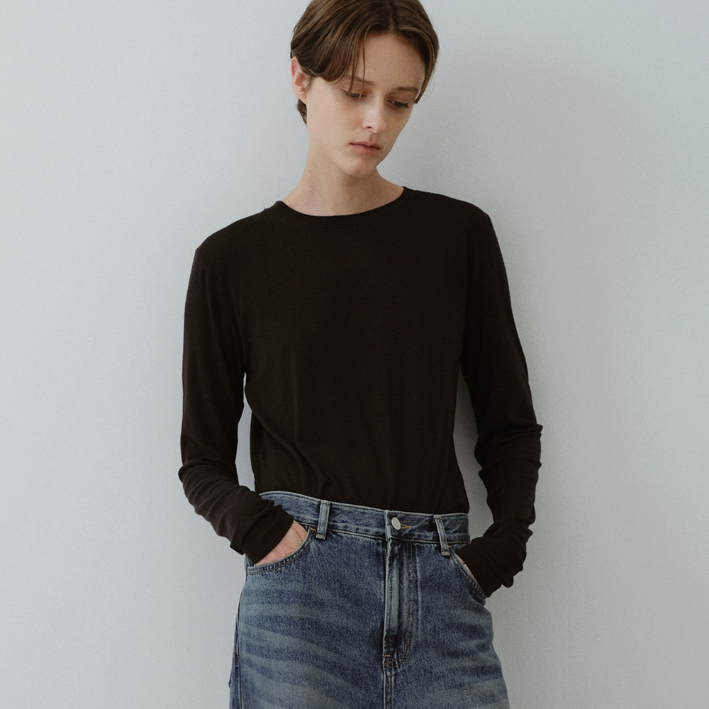 [블루브릭] Loose tencel t-shirt (4colors) - 상세 이미지 4