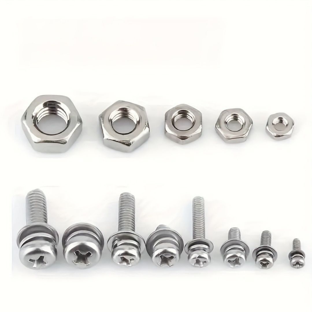 소형 볼트 너트 320 pcs 세트 M2 M3 M4 M5 둥근머리 십자 - 상세 이미지 5
