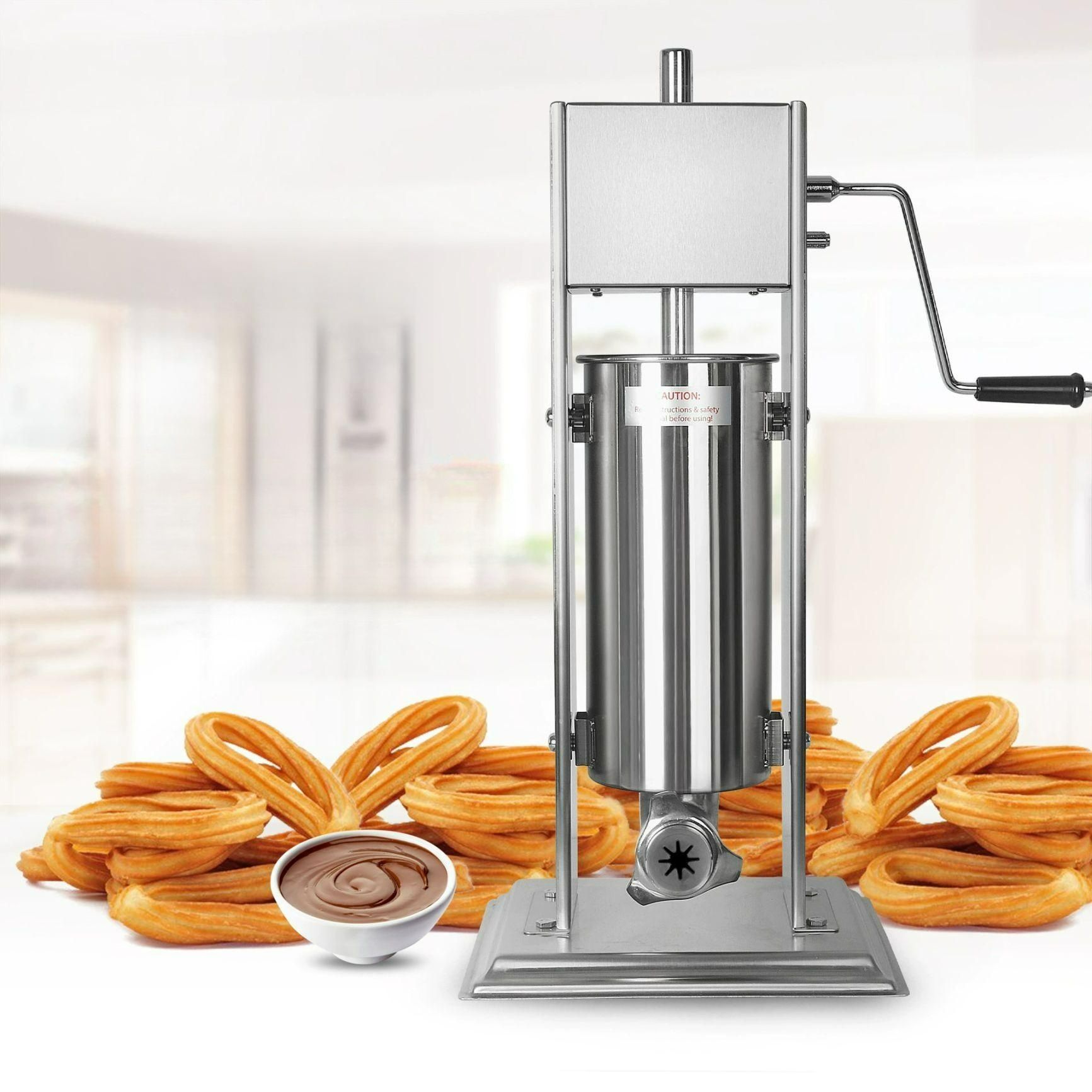 추러스 기계 푸드트럭 수동 믹서 반죽 성형기 3L 수동